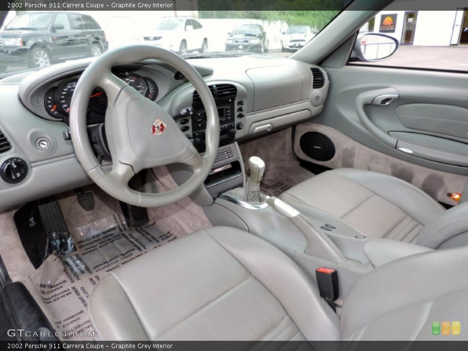 Graphite Grey Interior Prime Interior for the 2002 Porsche 911 Carrera Coupe #84966044