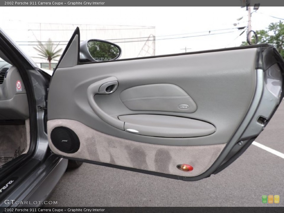 Graphite Grey Interior Door Panel for the 2002 Porsche 911 Carrera Coupe #84966137
