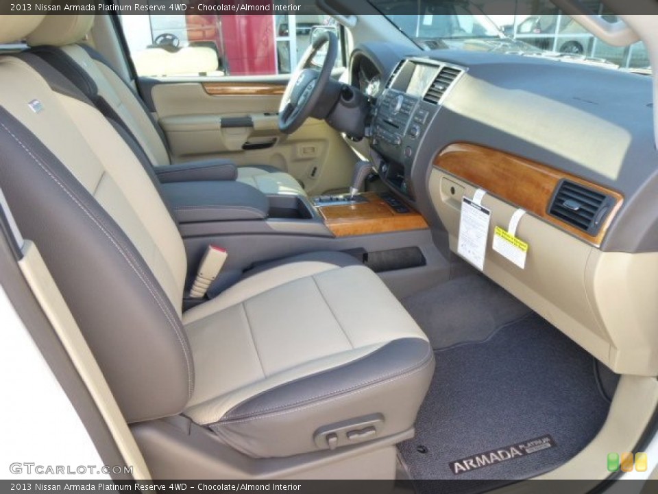 Chocolate/Almond Interior Photo for the 2013 Nissan Armada Platinum Reserve 4WD #84970517