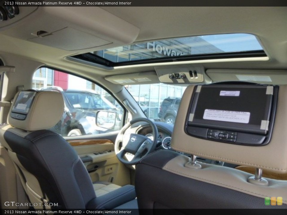 Chocolate/Almond Interior Entertainment System for the 2013 Nissan Armada Platinum Reserve 4WD #84970580