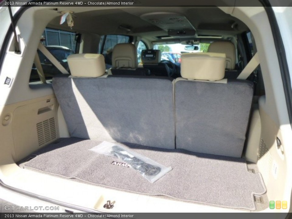 Chocolate/Almond Interior Trunk for the 2013 Nissan Armada Platinum Reserve 4WD #84970604