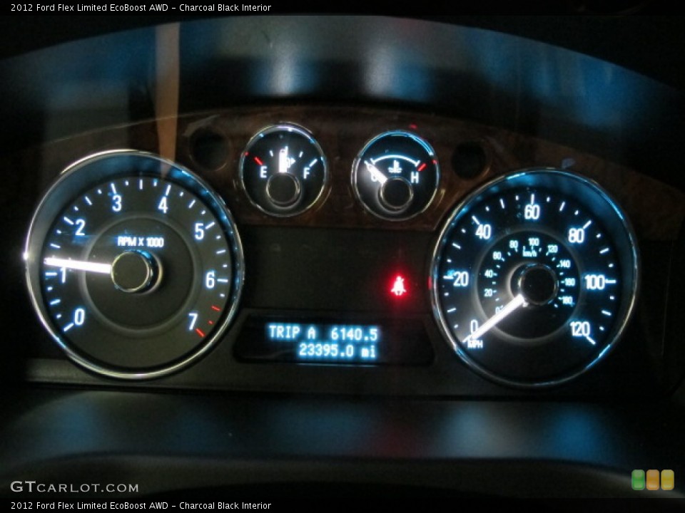 Charcoal Black Interior Gauges for the 2012 Ford Flex Limited EcoBoost AWD #84974255