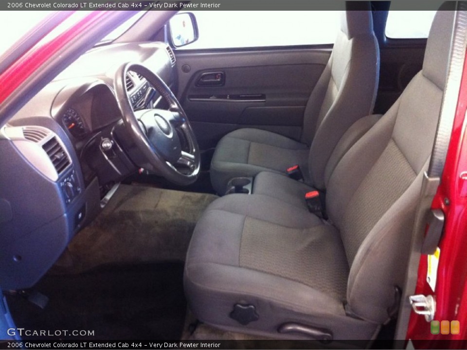 Very Dark Pewter Interior Front Seat for the 2006 Chevrolet Colorado LT Extended Cab 4x4 #84974858