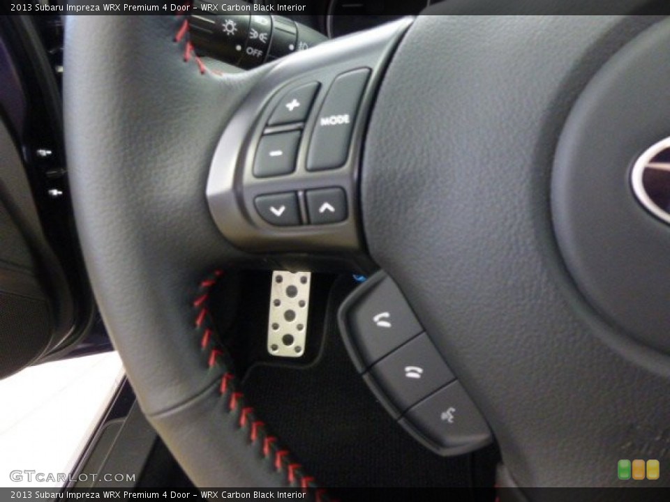 WRX Carbon Black Interior Controls for the 2013 Subaru Impreza WRX Premium 4 Door #84976652