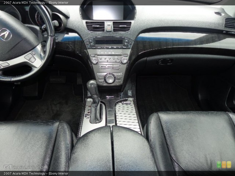 Ebony Interior Dashboard for the 2007 Acura MDX Technology #84977132