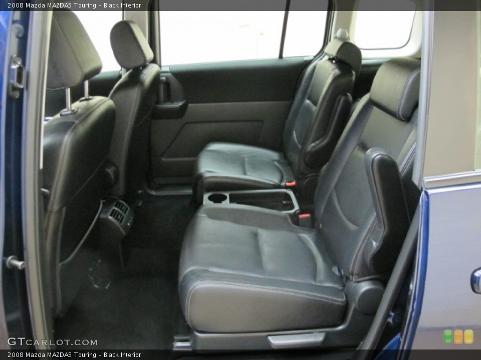 Black Interior Rear Seat for the 2008 Mazda MAZDA5 Touring #84977222