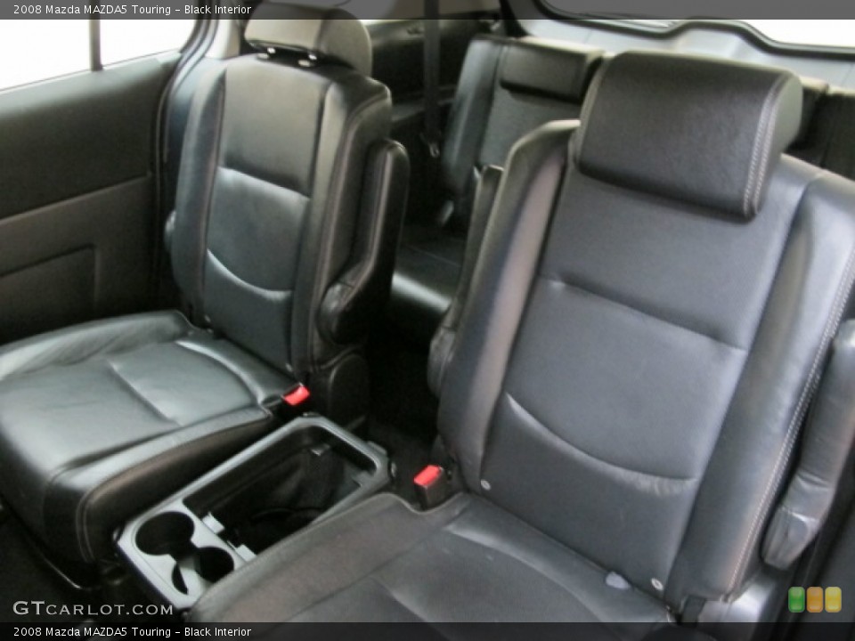 Black Interior Rear Seat for the 2008 Mazda MAZDA5 Touring #84977246