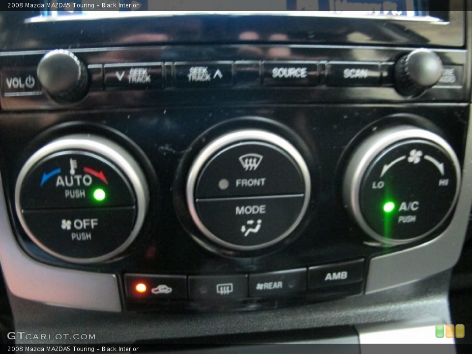 Black Interior Controls for the 2008 Mazda MAZDA5 Touring #84977633