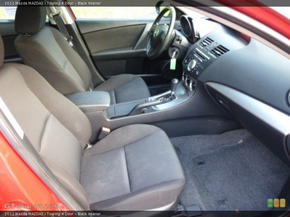 Black Interior Front Seat for the 2011 Mazda MAZDA3 i Touring 4 Door #84978095