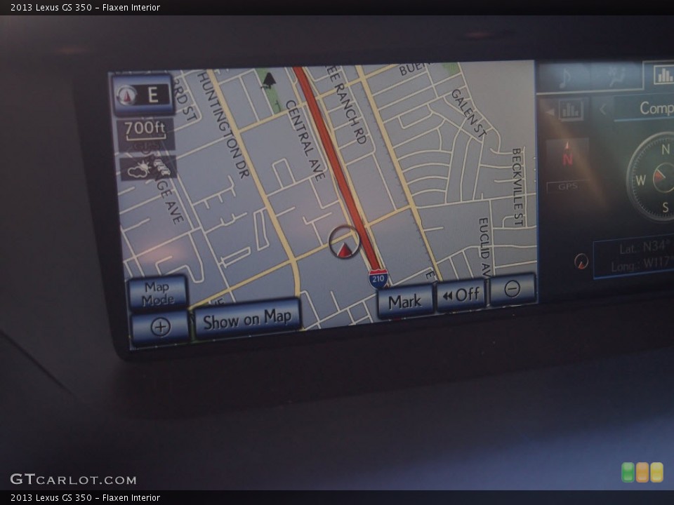 Flaxen Interior Navigation for the 2013 Lexus GS 350 #84979421
