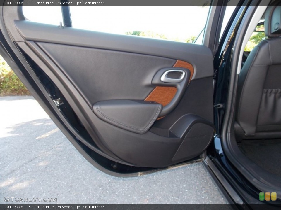 Jet Black Interior Door Panel for the 2011 Saab 9-5 Turbo4 Premium Sedan #84980236