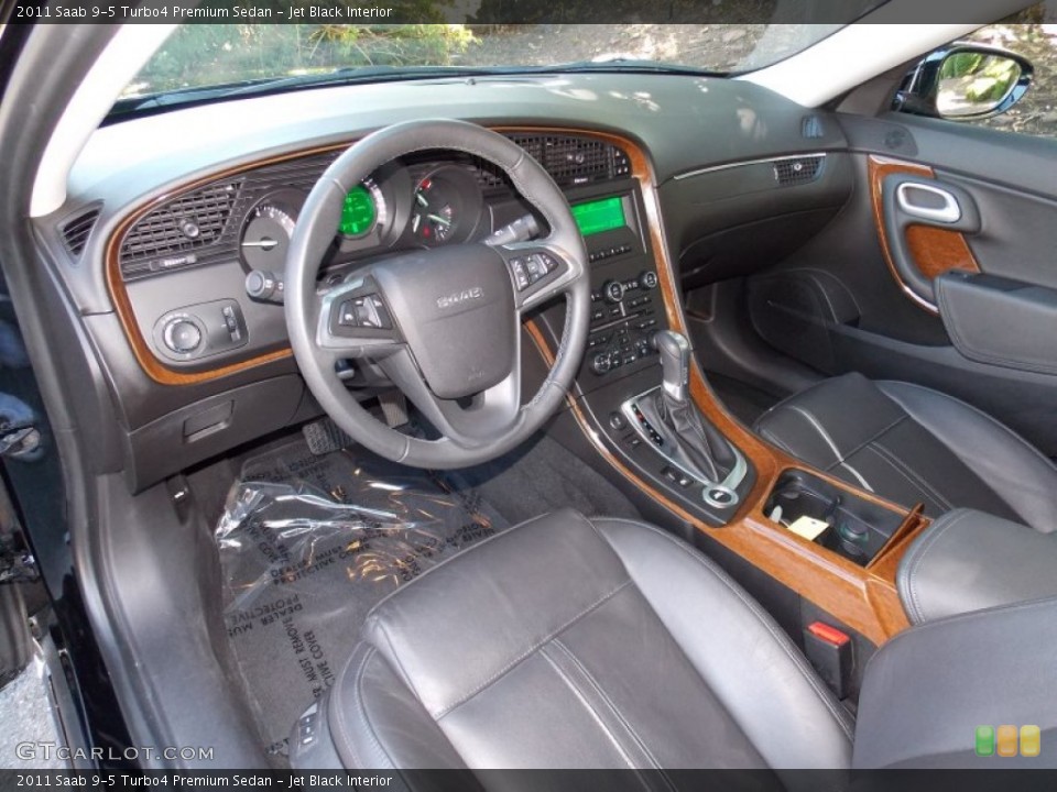 Jet Black Interior Prime Interior for the 2011 Saab 9-5 Turbo4 Premium Sedan #84980462