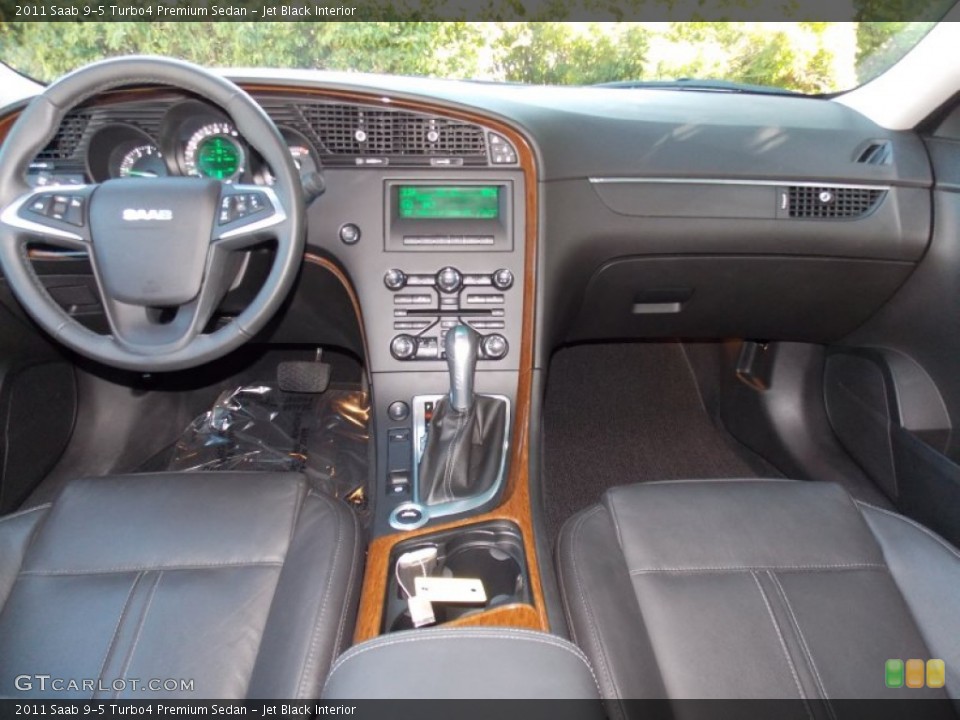 Jet Black Interior Dashboard for the 2011 Saab 9-5 Turbo4 Premium Sedan #84980483