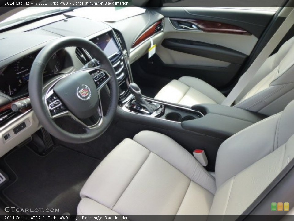 Light Platinum/Jet Black Interior Prime Interior for the 2014 Cadillac ATS 2.0L Turbo AWD #84981764