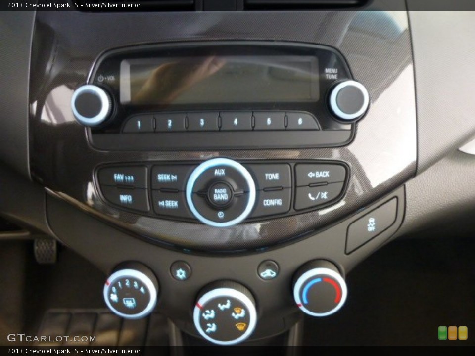 Silver/Silver Interior Controls for the 2013 Chevrolet Spark LS #84982523