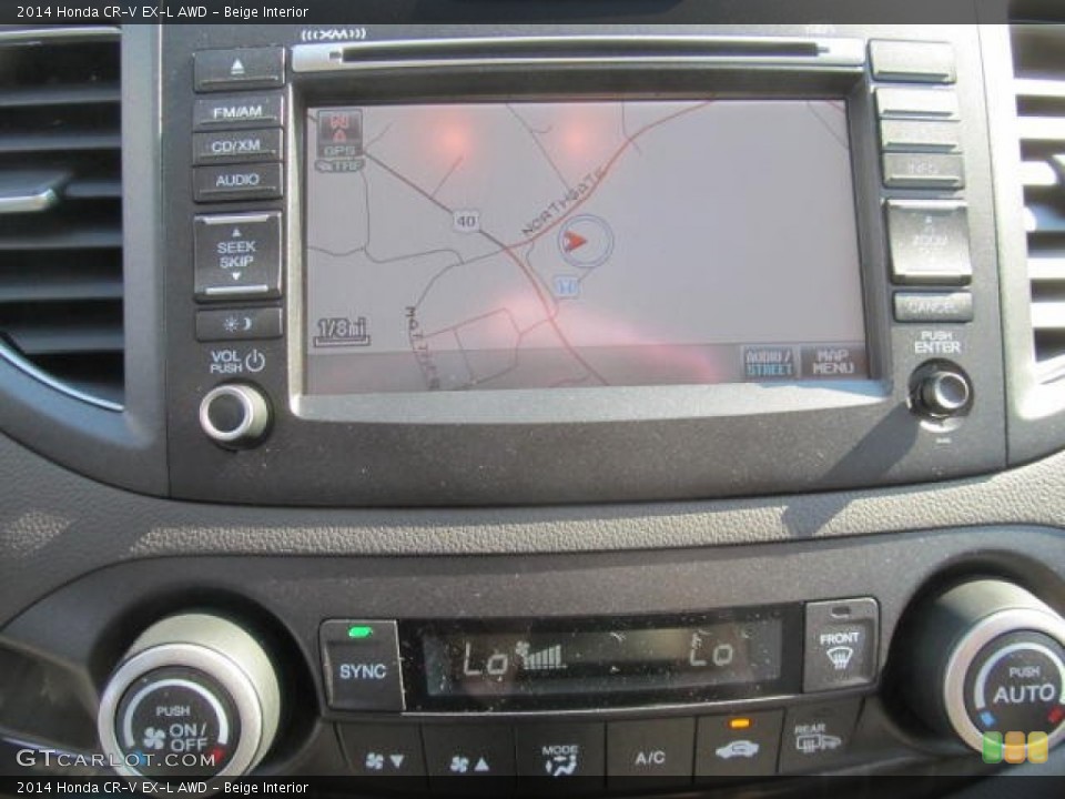 Beige Interior Navigation for the 2014 Honda CR-V EX-L AWD #84983518