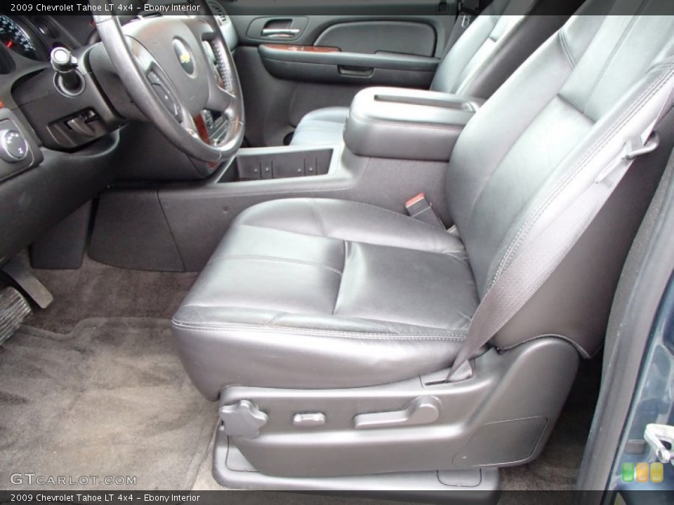 Ebony Interior Front Seat for the 2009 Chevrolet Tahoe LT 4x4 #84984161