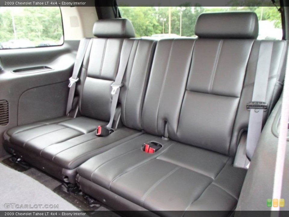 Ebony Interior Rear Seat for the 2009 Chevrolet Tahoe LT 4x4 #84984191