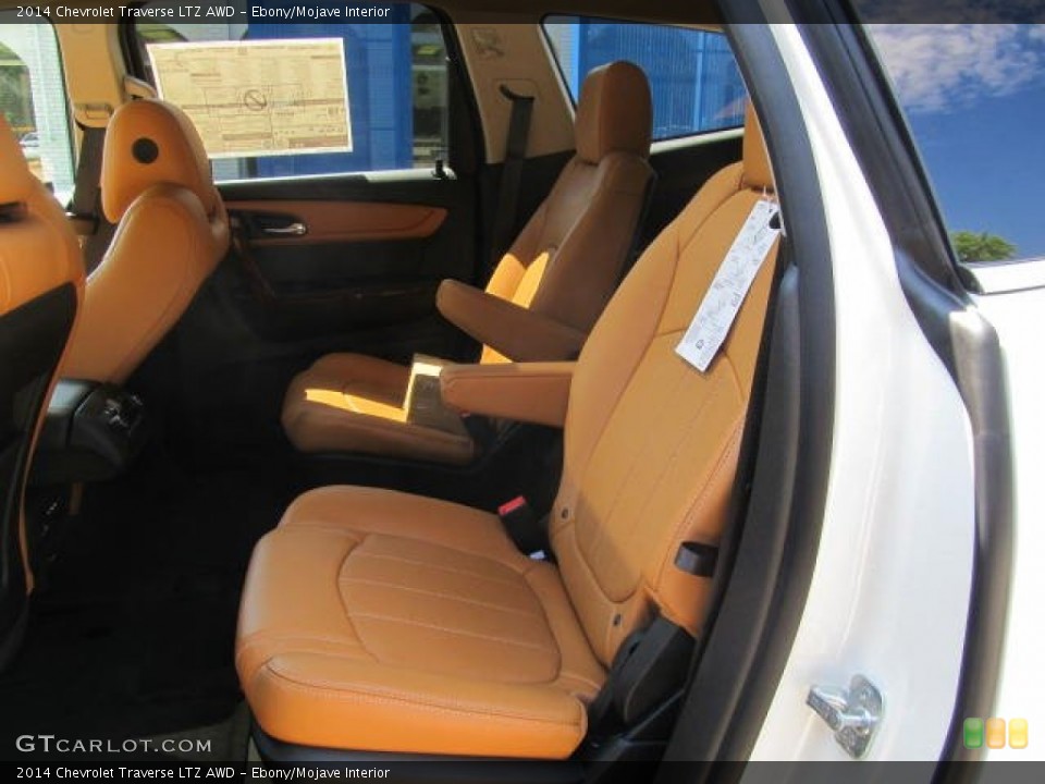 Ebony/Mojave Interior Rear Seat for the 2014 Chevrolet Traverse LTZ AWD #84985442