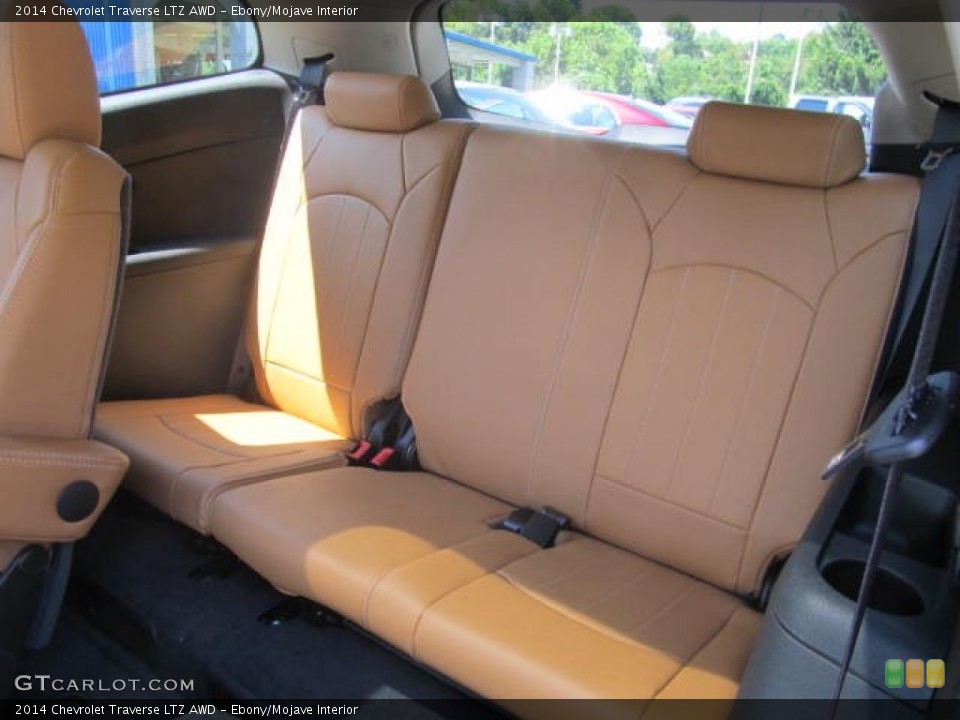 Ebony/Mojave Interior Rear Seat for the 2014 Chevrolet Traverse LTZ AWD #84985454