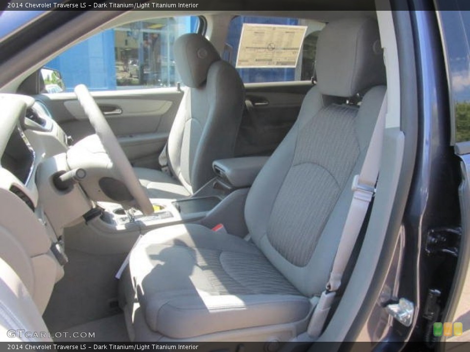 Dark Titanium/Light Titanium Interior Front Seat for the 2014 Chevrolet Traverse LS #84985643