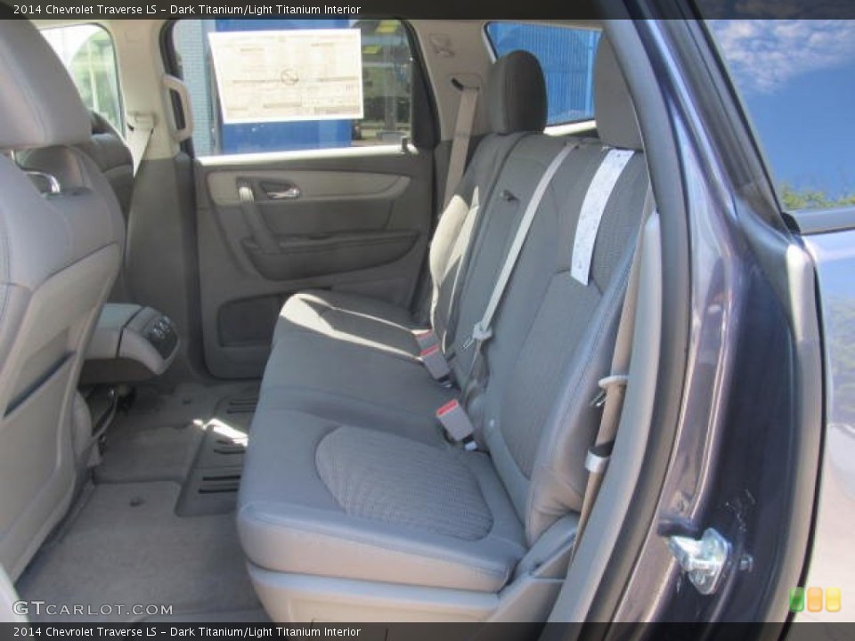 Dark Titanium/Light Titanium Interior Rear Seat for the 2014 Chevrolet Traverse LS #84985655