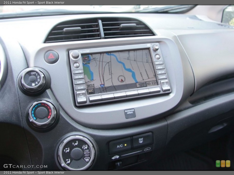 Sport Black Interior Navigation for the 2011 Honda Fit Sport #84989456