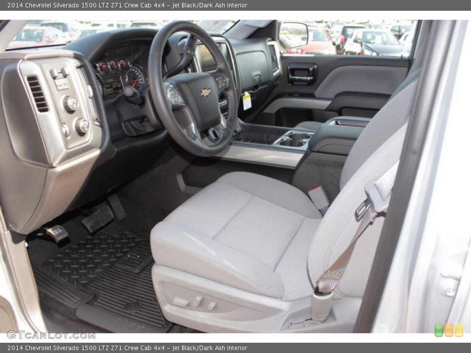Jet Black/Dark Ash Interior Front Seat for the 2014 Chevrolet Silverado 1500 LTZ Z71 Crew Cab 4x4 #84992831