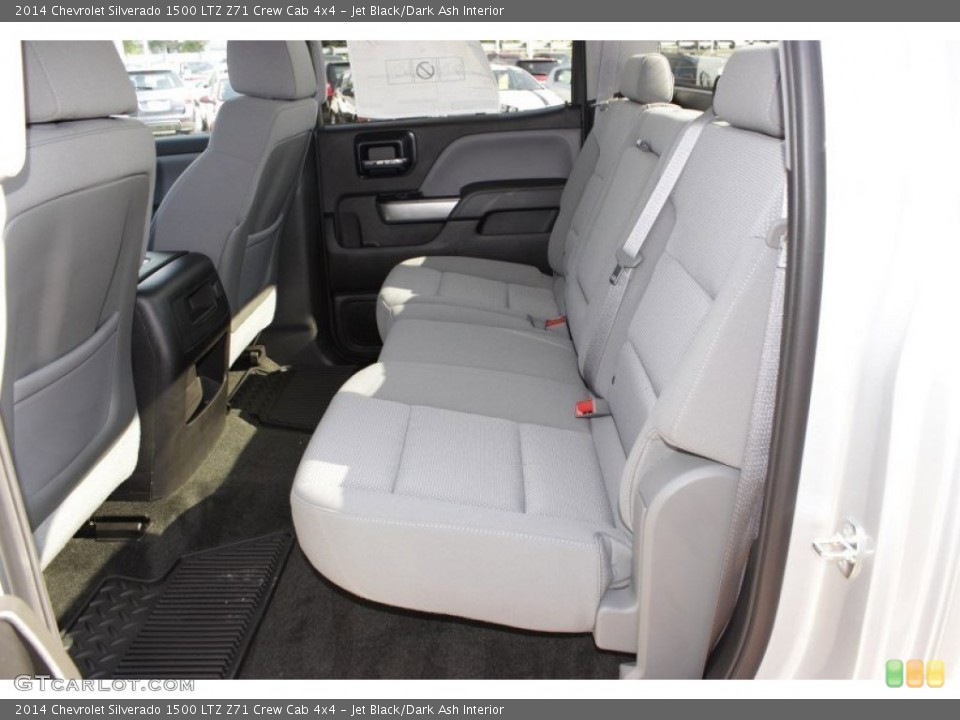 Jet Black/Dark Ash Interior Rear Seat for the 2014 Chevrolet Silverado 1500 LTZ Z71 Crew Cab 4x4 #84992855