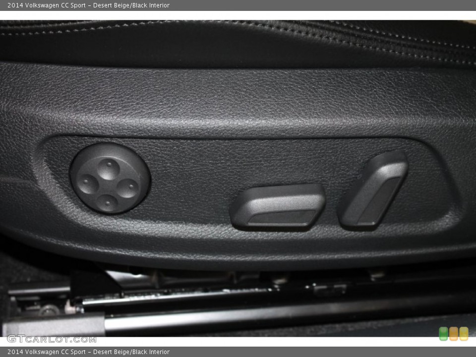 Desert Beige/Black Interior Controls for the 2014 Volkswagen CC Sport #84994248