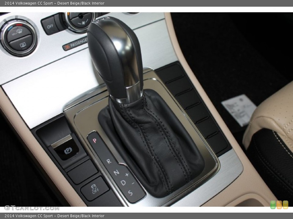 Desert Beige/Black Interior Transmission for the 2014 Volkswagen CC Sport #84994412
