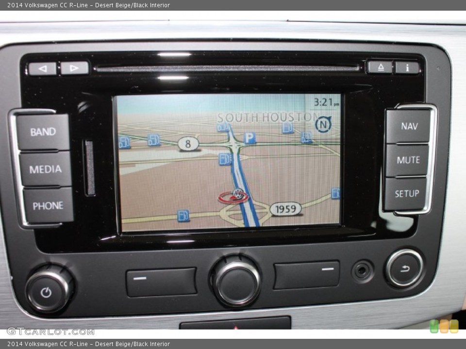 Desert Beige/Black Interior Navigation for the 2014 Volkswagen CC R-Line #84995138