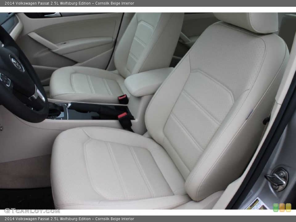 Cornsilk Beige Interior Front Seat for the 2014 Volkswagen Passat 2.5L Wolfsburg Edition #84995768