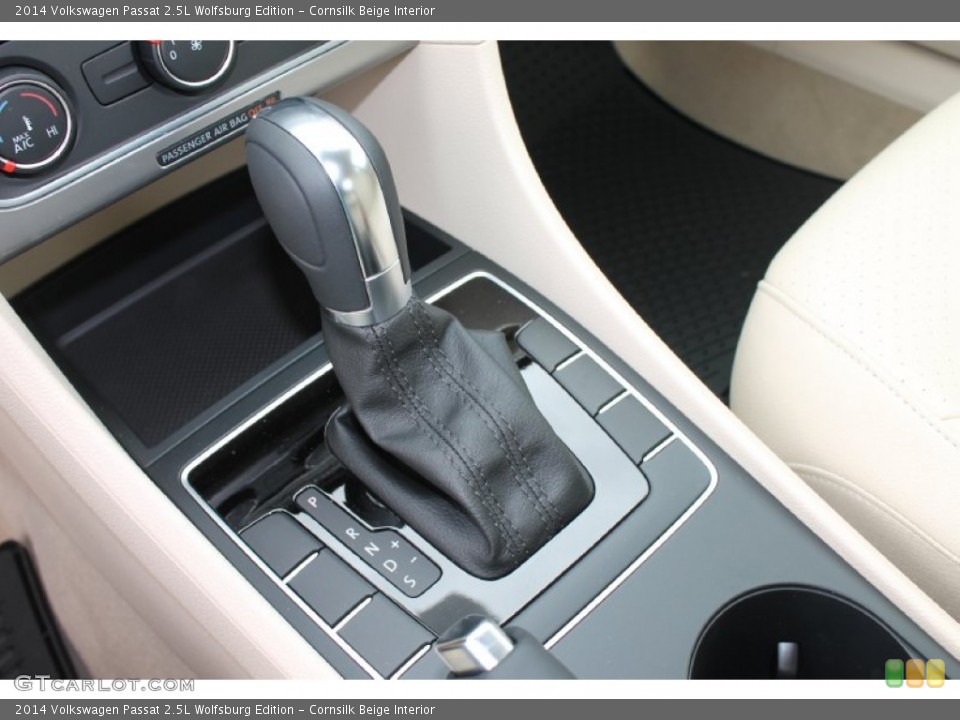 Cornsilk Beige Interior Transmission for the 2014 Volkswagen Passat 2.5L Wolfsburg Edition #84995974