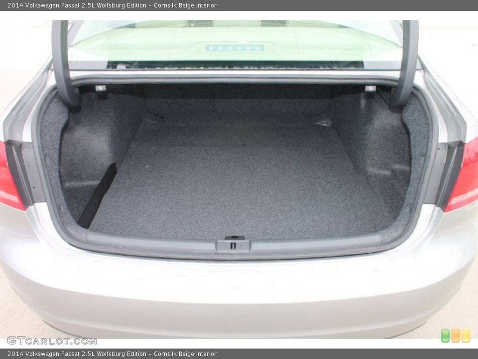 Cornsilk Beige Interior Trunk for the 2014 Volkswagen Passat 2.5L Wolfsburg Edition #84996164