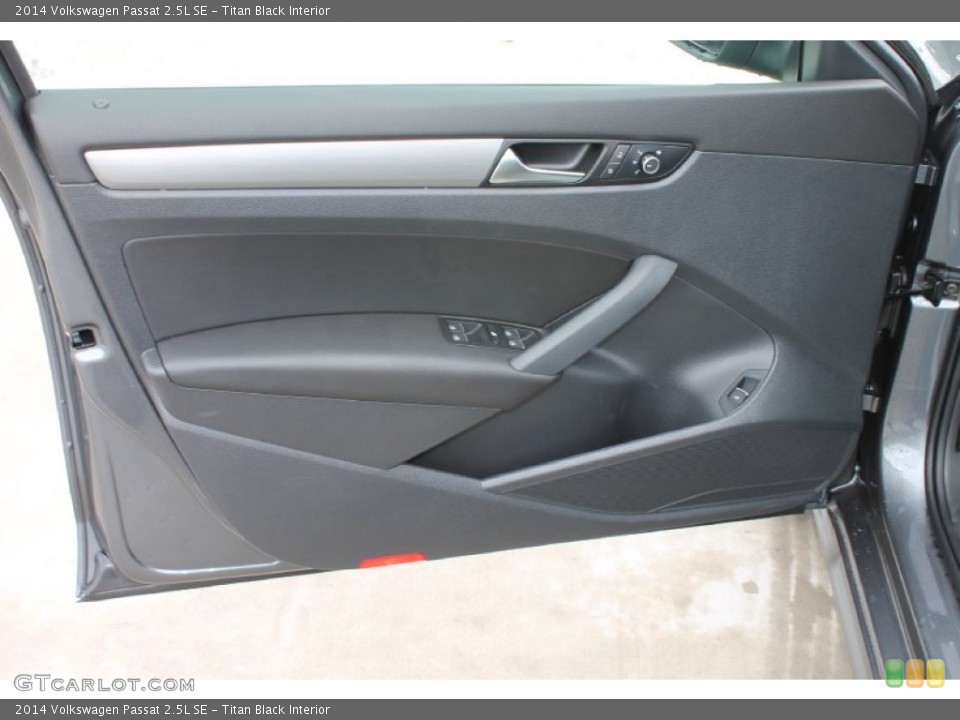 Titan Black Interior Door Panel for the 2014 Volkswagen Passat 2.5L SE #84996521