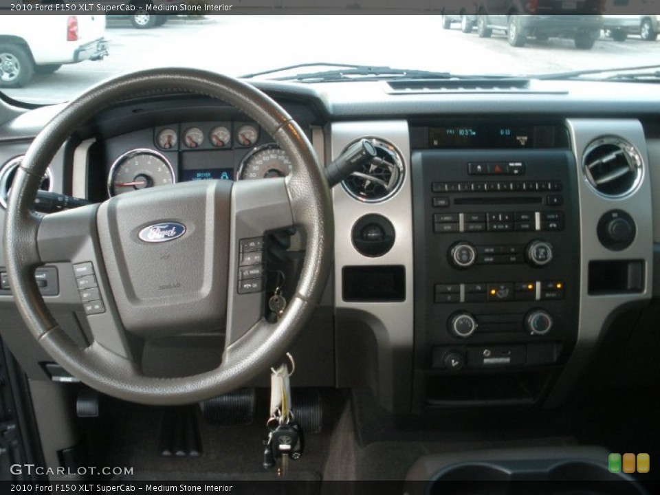 Medium Stone Interior Dashboard for the 2010 Ford F150 XLT SuperCab #84998024
