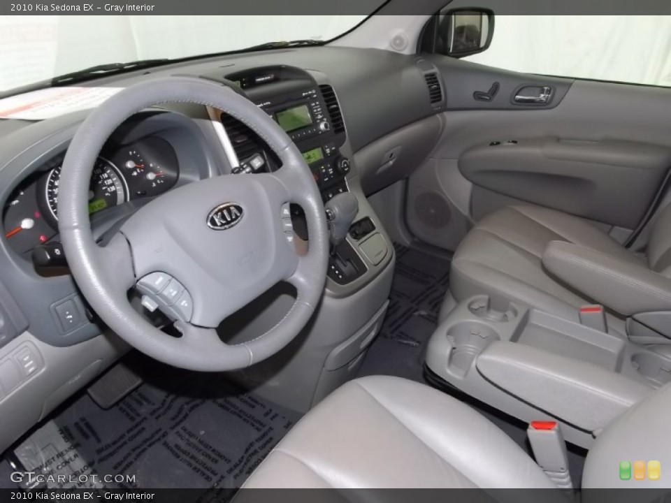 Gray Interior Prime Interior for the 2010 Kia Sedona EX #84999707