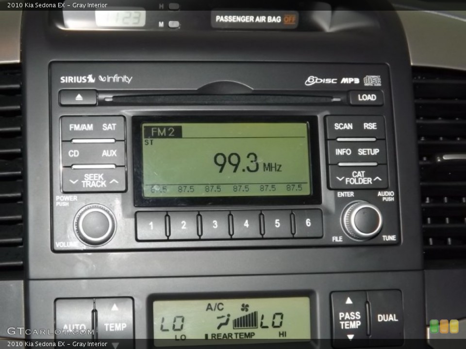 Gray Interior Audio System for the 2010 Kia Sedona EX #84999805