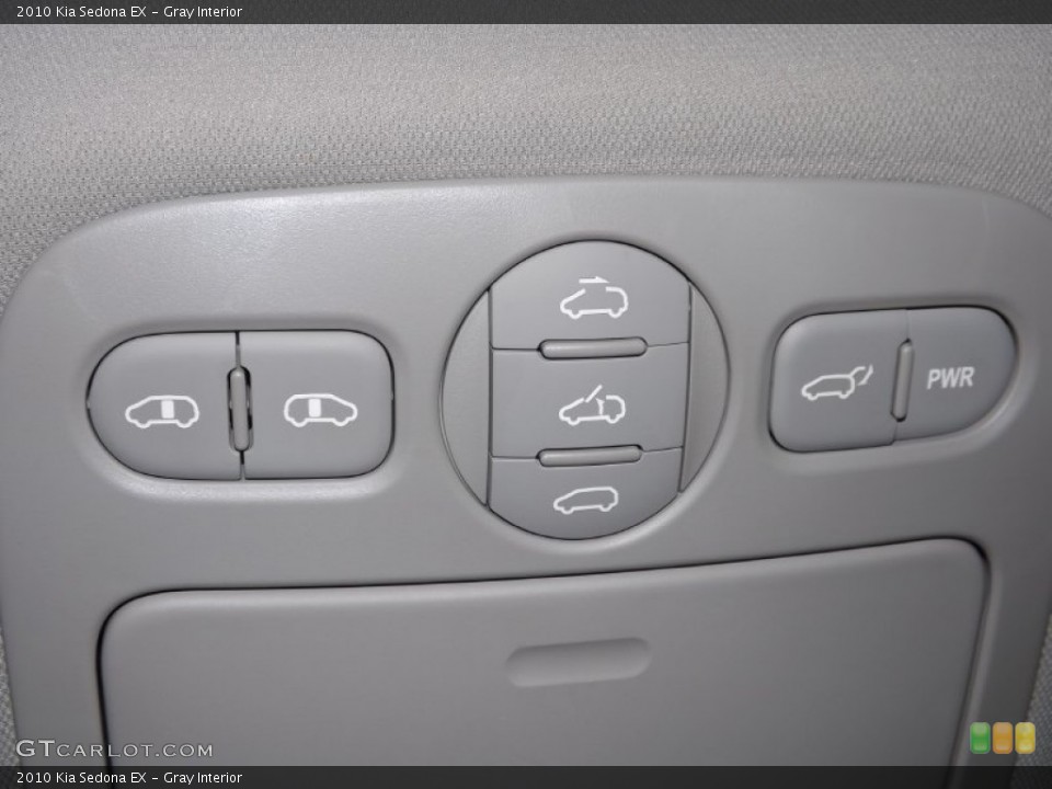 Gray Interior Controls for the 2010 Kia Sedona EX #84999893