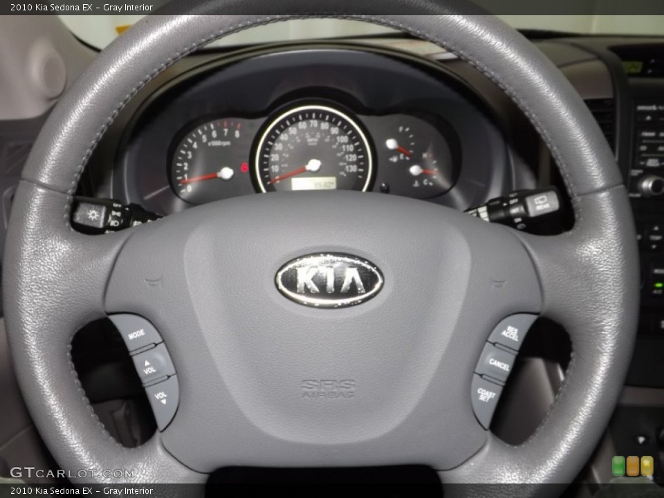 Gray Interior Steering Wheel for the 2010 Kia Sedona EX #84999914