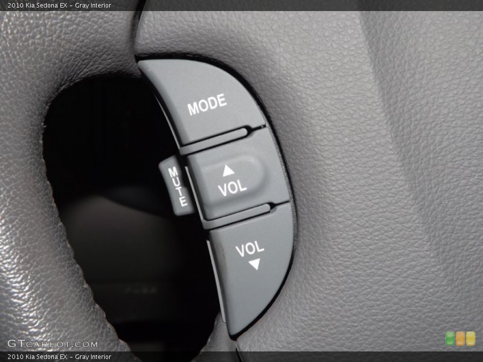 Gray Interior Controls for the 2010 Kia Sedona EX #84999959