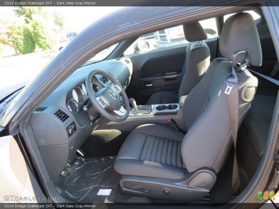 Dark Slate Gray Interior Front Seat for the 2014 Dodge Challenger SXT #85003460