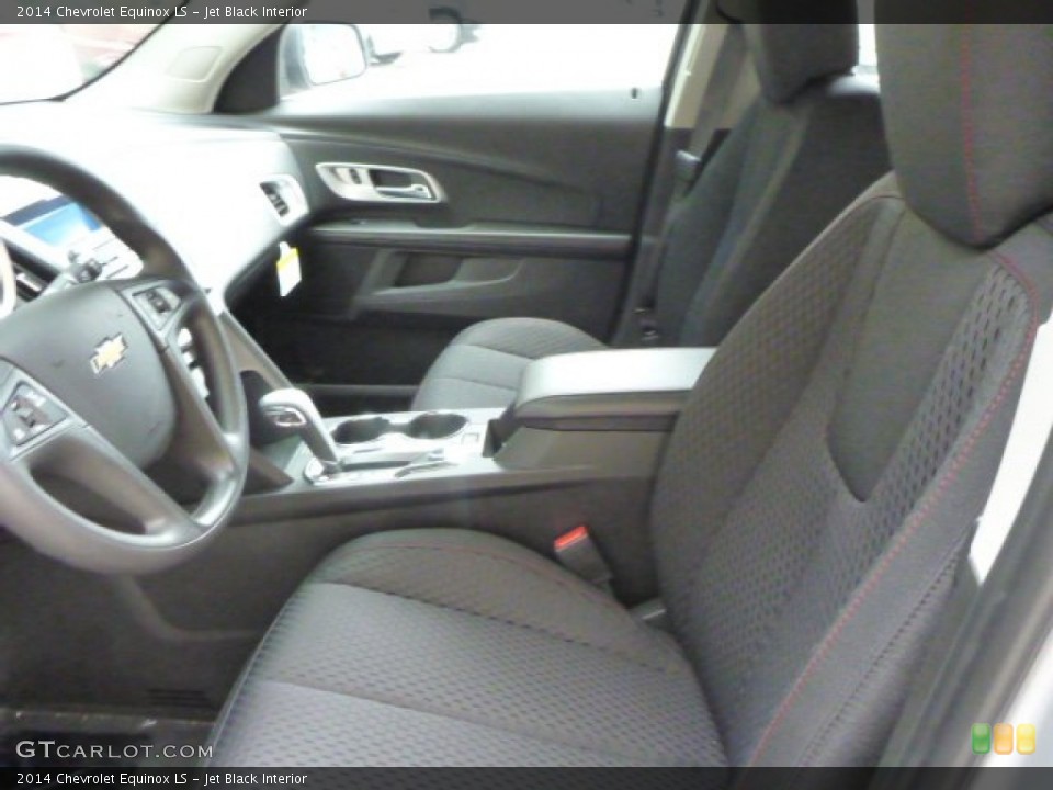Jet Black Interior Front Seat for the 2014 Chevrolet Equinox LS #85004975