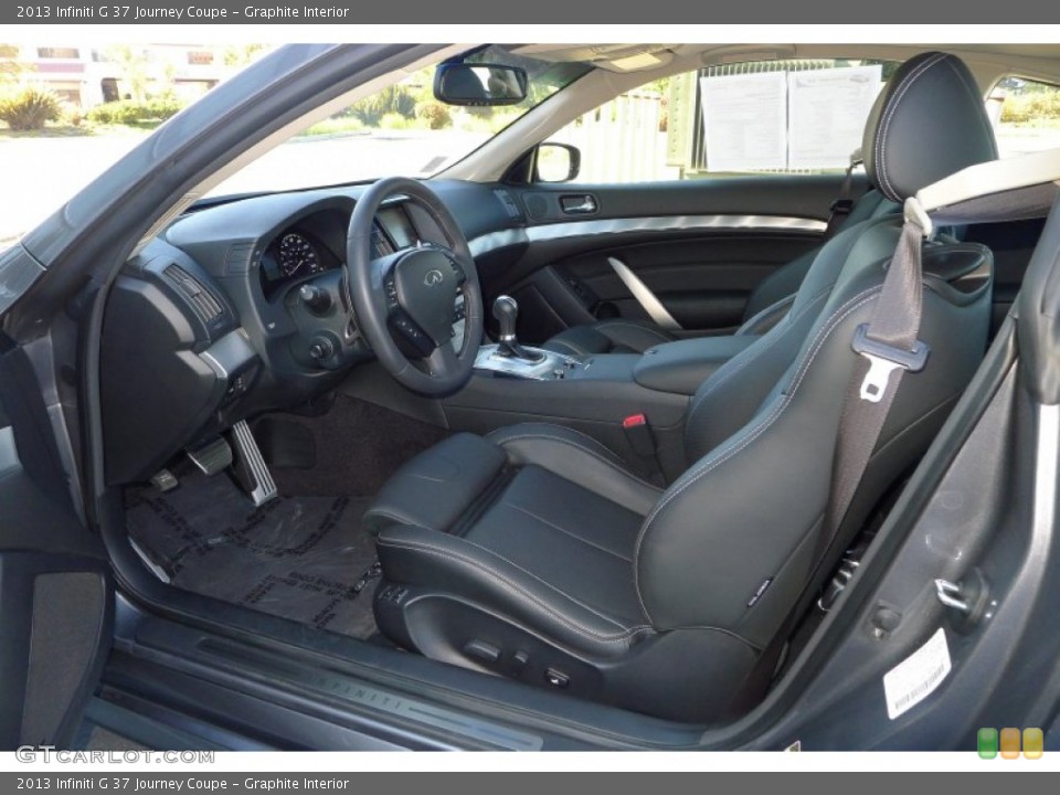 Graphite Interior Front Seat for the 2013 Infiniti G 37 Journey Coupe #85007708