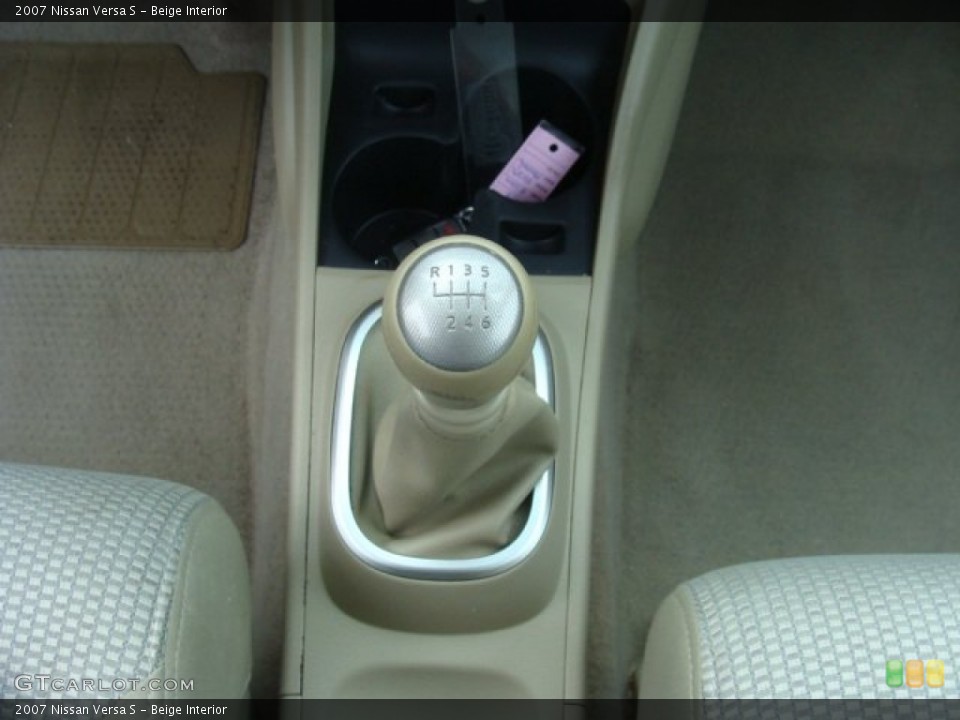 Beige Interior Transmission for the 2007 Nissan Versa S #85008260