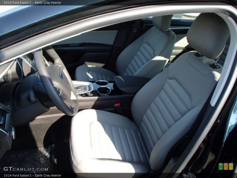 Earth Gray Interior Front Seat for the 2014 Ford Fusion S #85010652