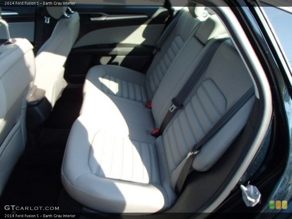 Earth Gray Interior Rear Seat for the 2014 Ford Fusion S #85010696