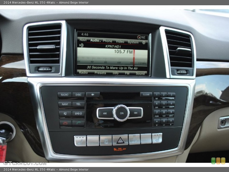 Almond Beige Interior Controls for the 2014 Mercedes-Benz ML 350 4Matic #85012829