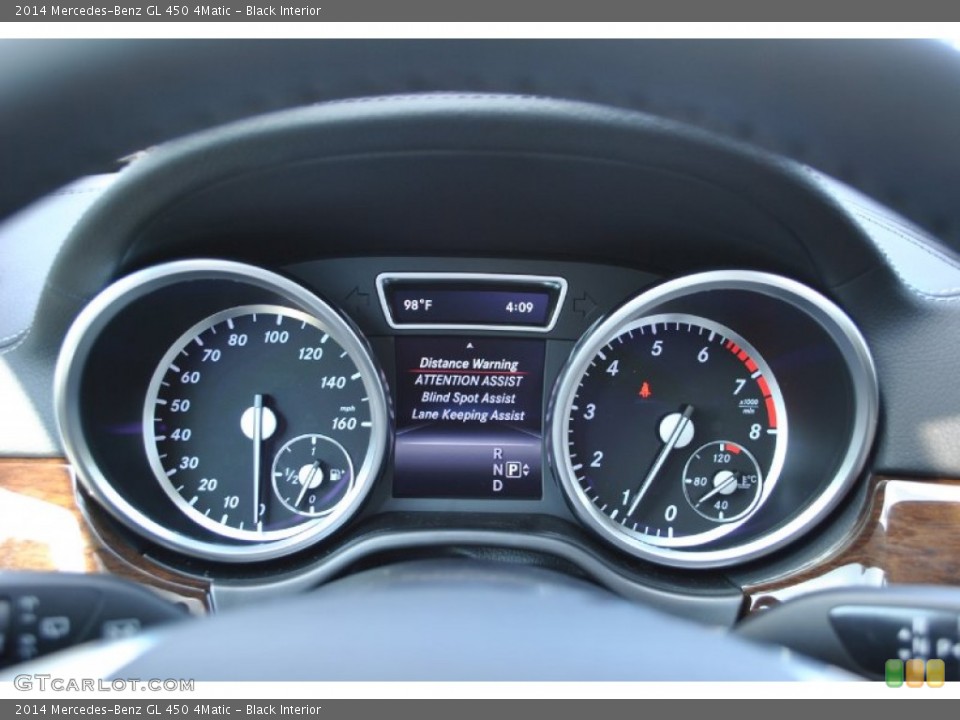 Black Interior Gauges for the 2014 Mercedes-Benz GL 450 4Matic #85013435